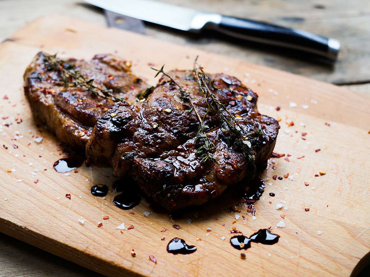 Varkensfiletlapjes in soja-honing marinade
